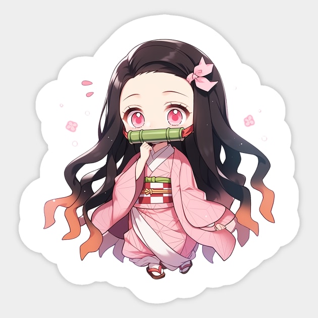 nezuko Sticker by fancy ghost